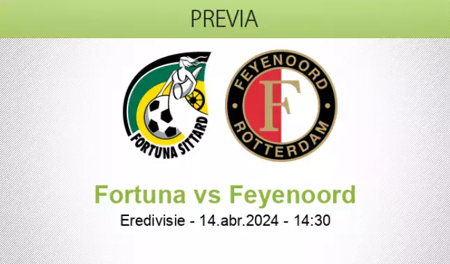 Pronóstico Fortuna Sittard Feyenoord