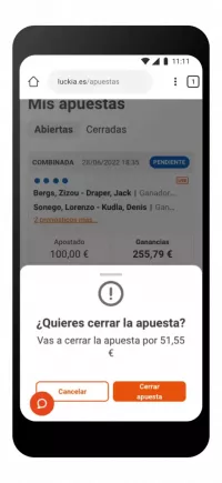 Luckia Reseña - Cashout - Paso 2