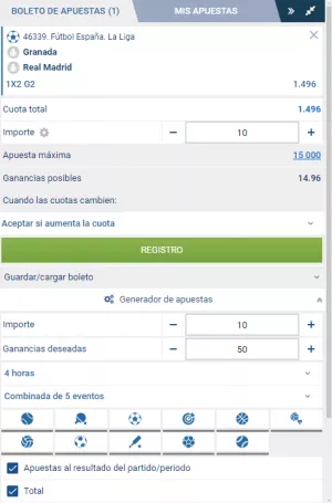 1xbet Reseña - Boleto de apuestas