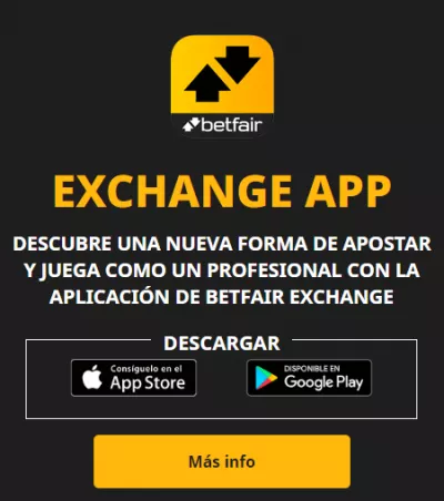 Betfair Reseña - Exchange app