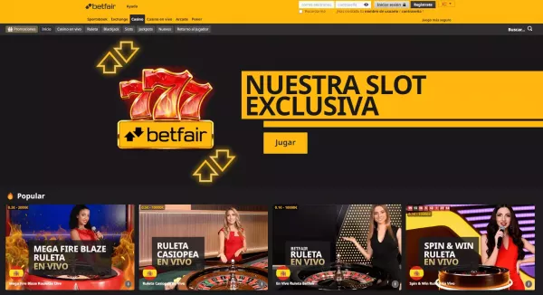 Betfair Review - Casino