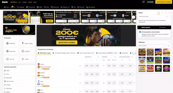 Bwin España - Apuestas deportivas